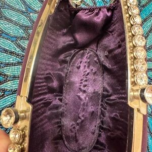 Elegant Purple Evening Clutch